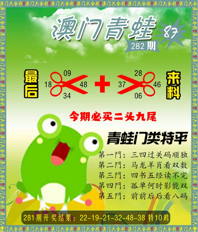 青蛙系列87 第281期