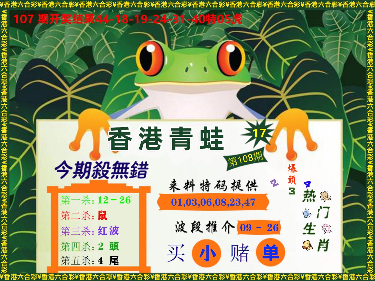 青蛙系列17 第108期