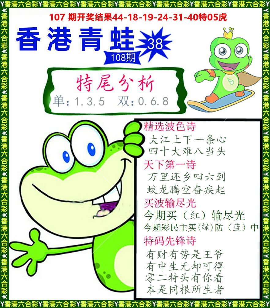 青蛙系列38 第108期