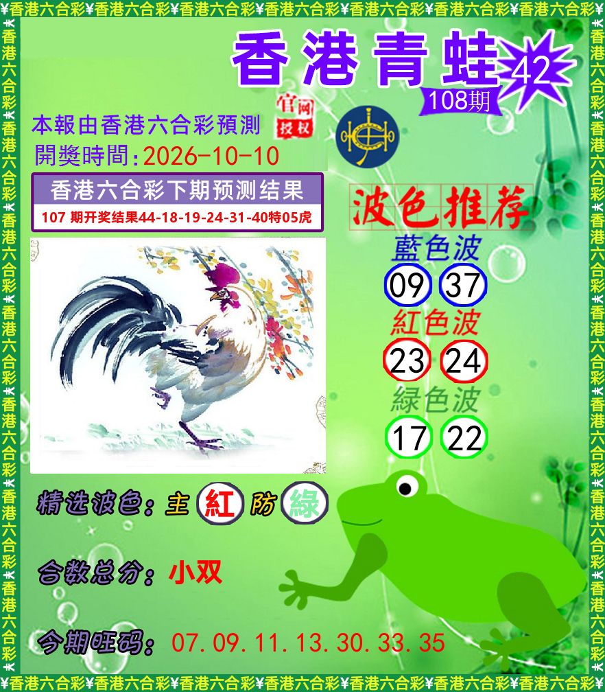 青蛙系列42 第108期