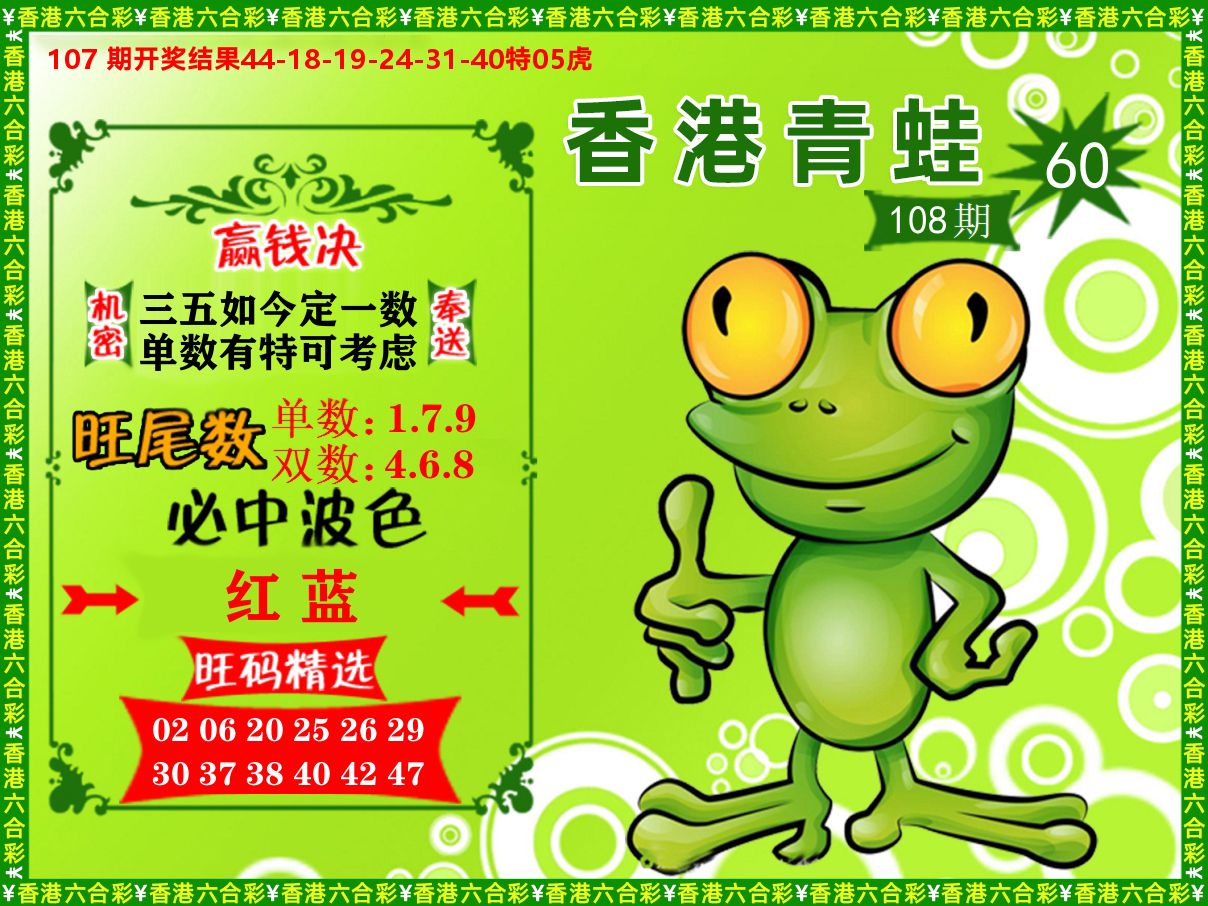 青蛙系列60 第108期