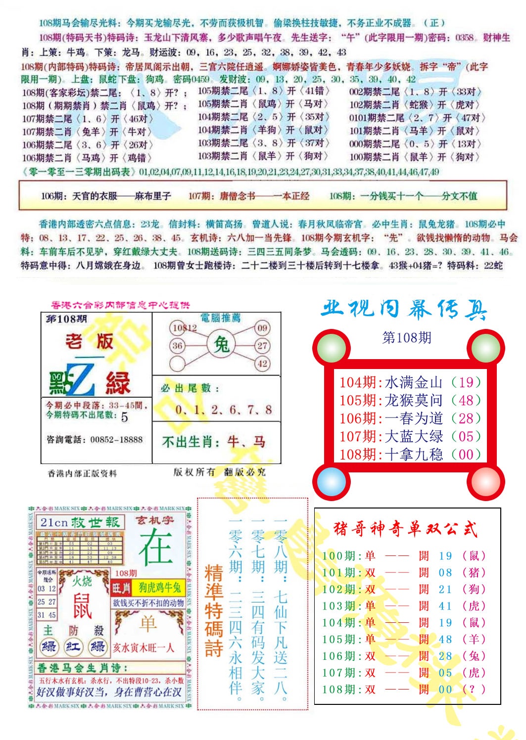 亚视内幕传真 第108期