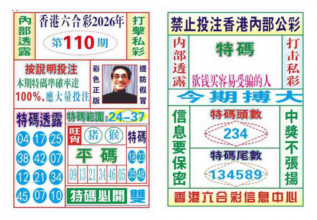 内部会员专用 第110期