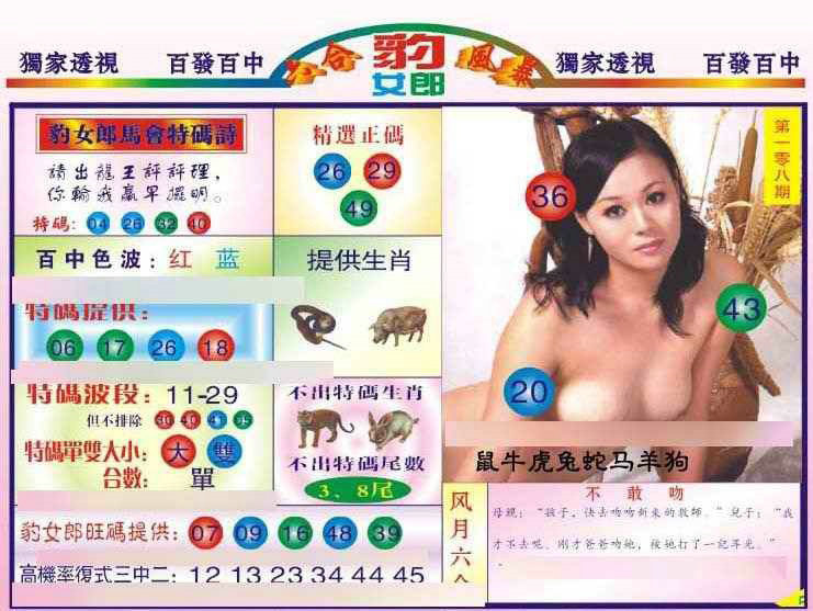 豹女郎 第108期