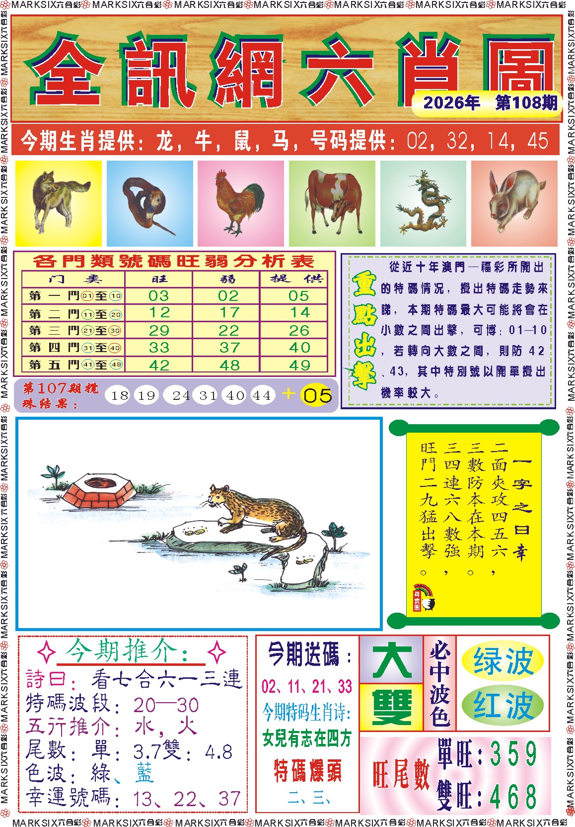 全讯网六肖图记录 第108期