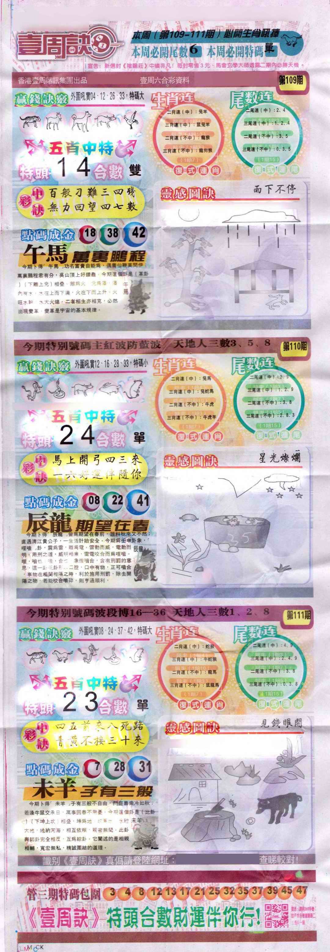 一周决 第108期