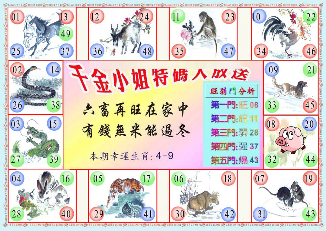 千金小姐B版 第108期