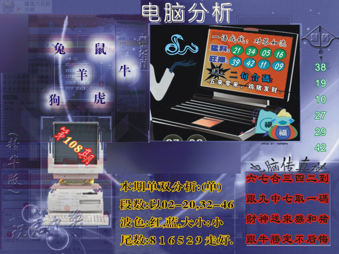 正版电脑分析贴士 第108期
