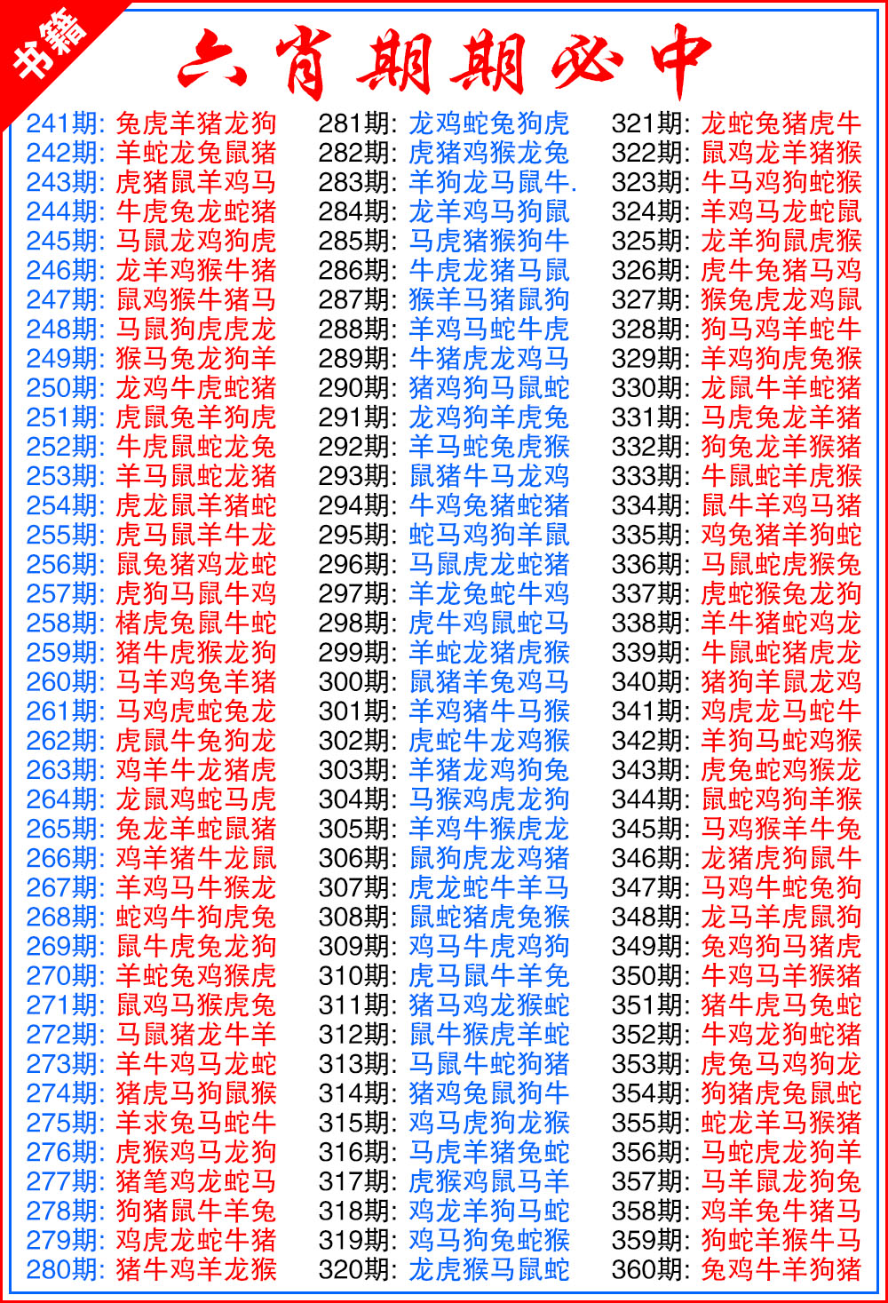 澳门特典六肖 第281期