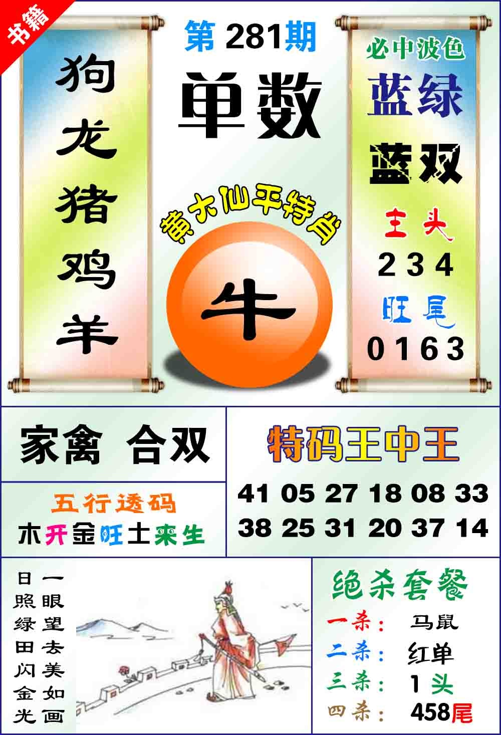澳门平特王中正 第281期
