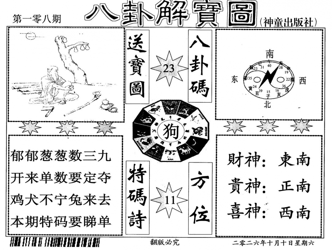 八卦图 第108期