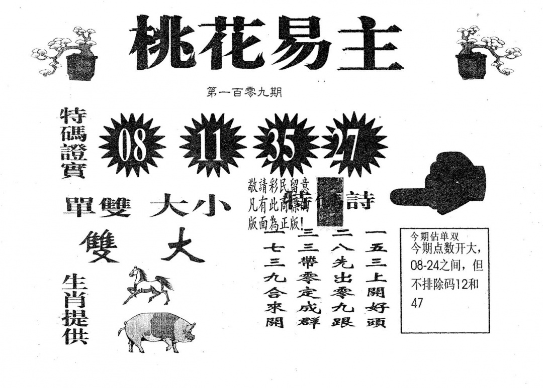 桃花易主 第109期