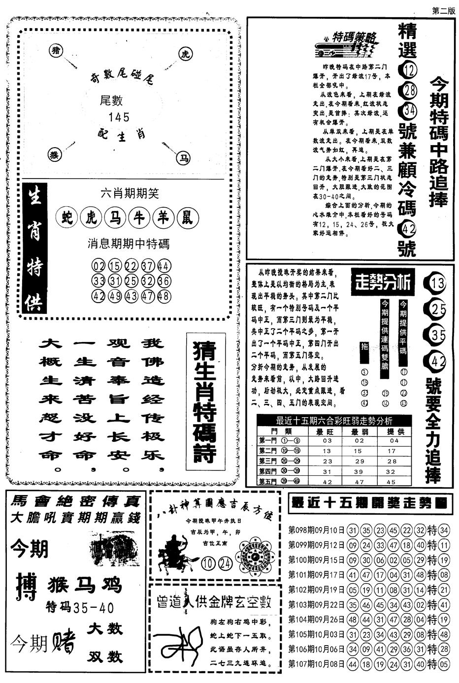 另内幕消息B 第108期