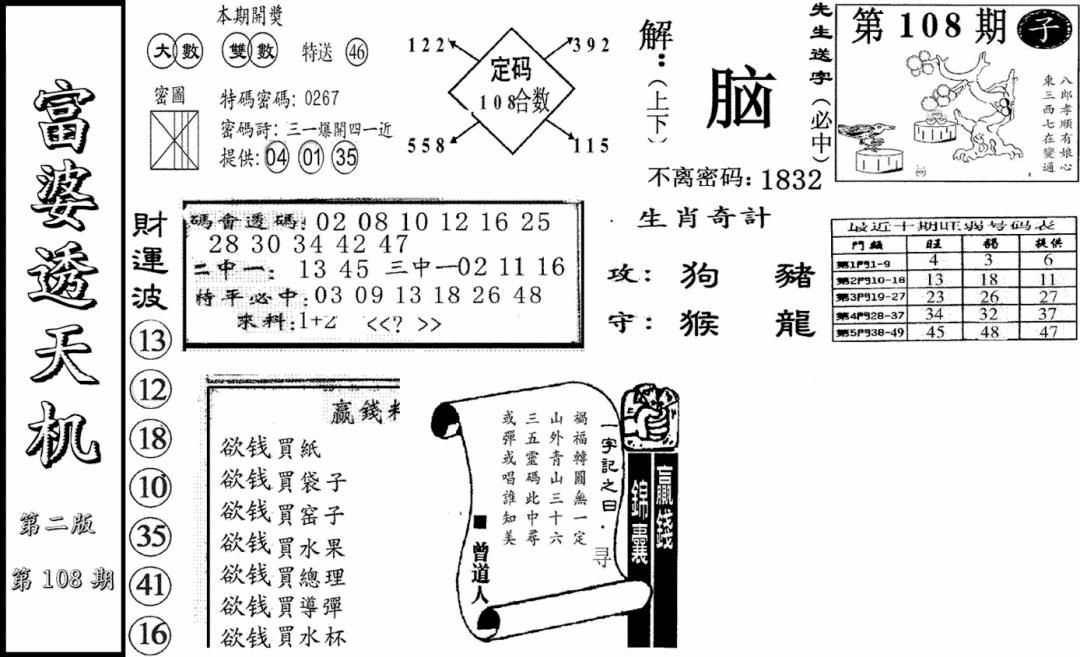 富婆透天机B(新图) 第108期