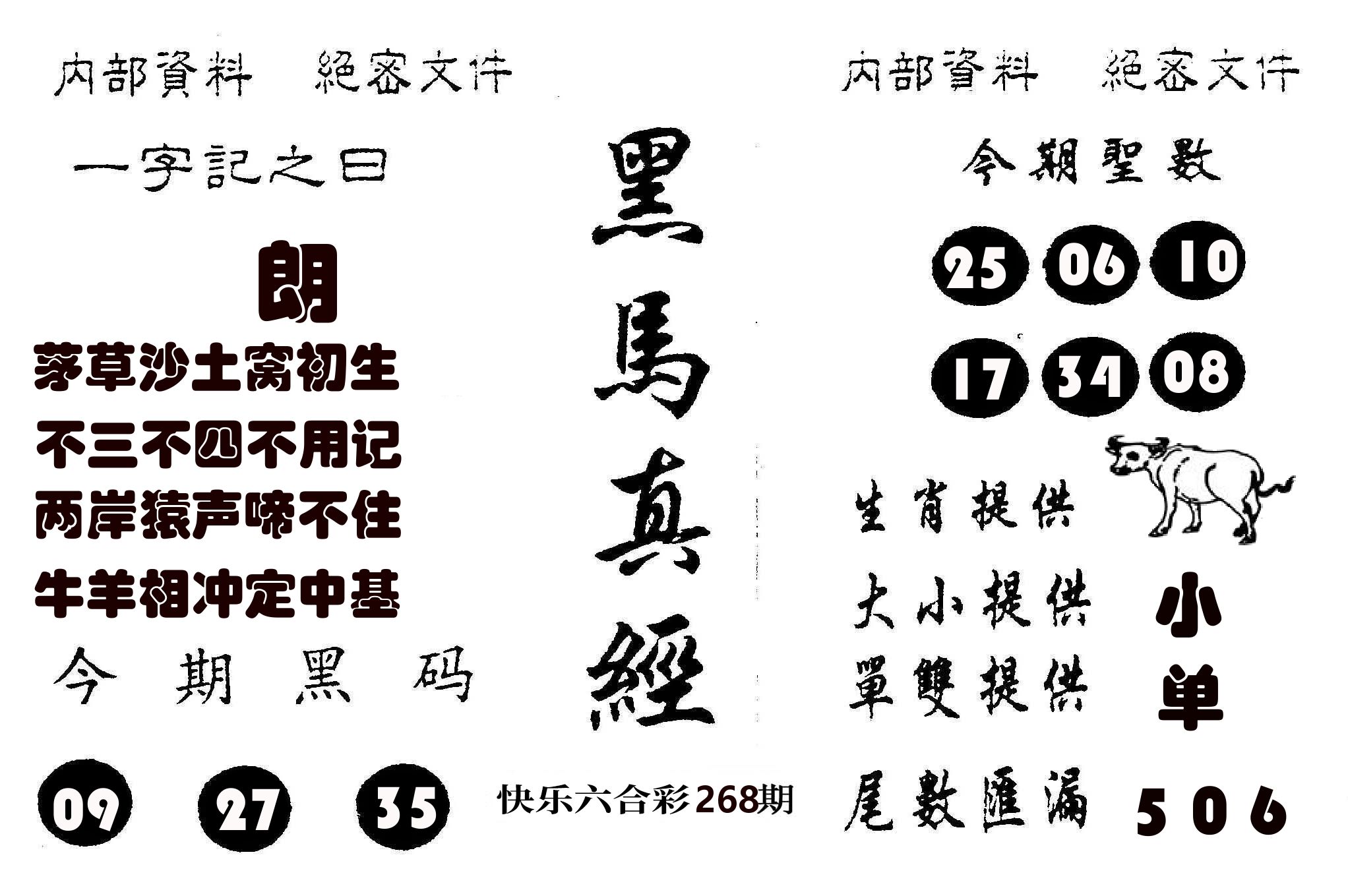 黑马真经 第267期