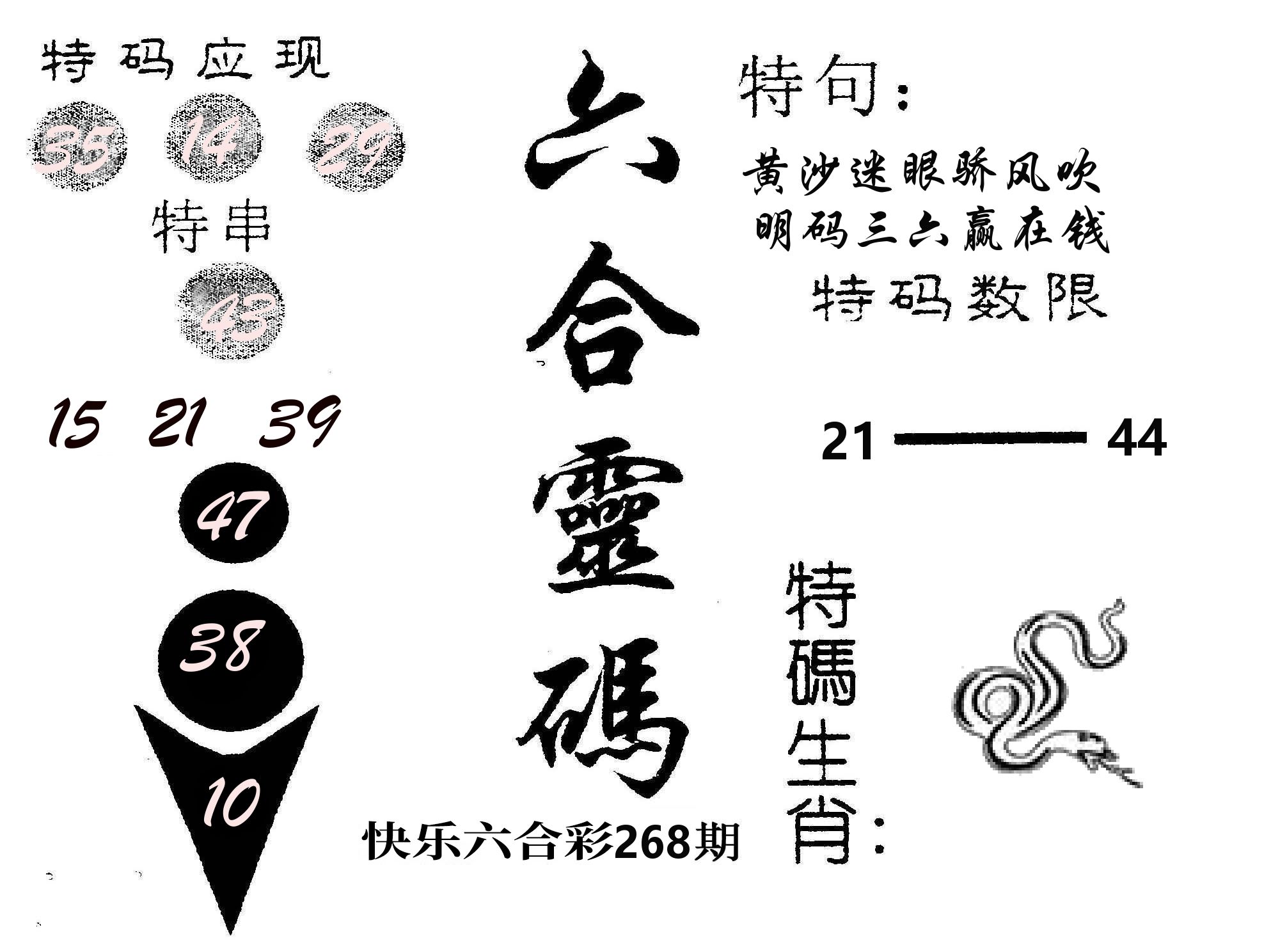 六合灵码 第267期